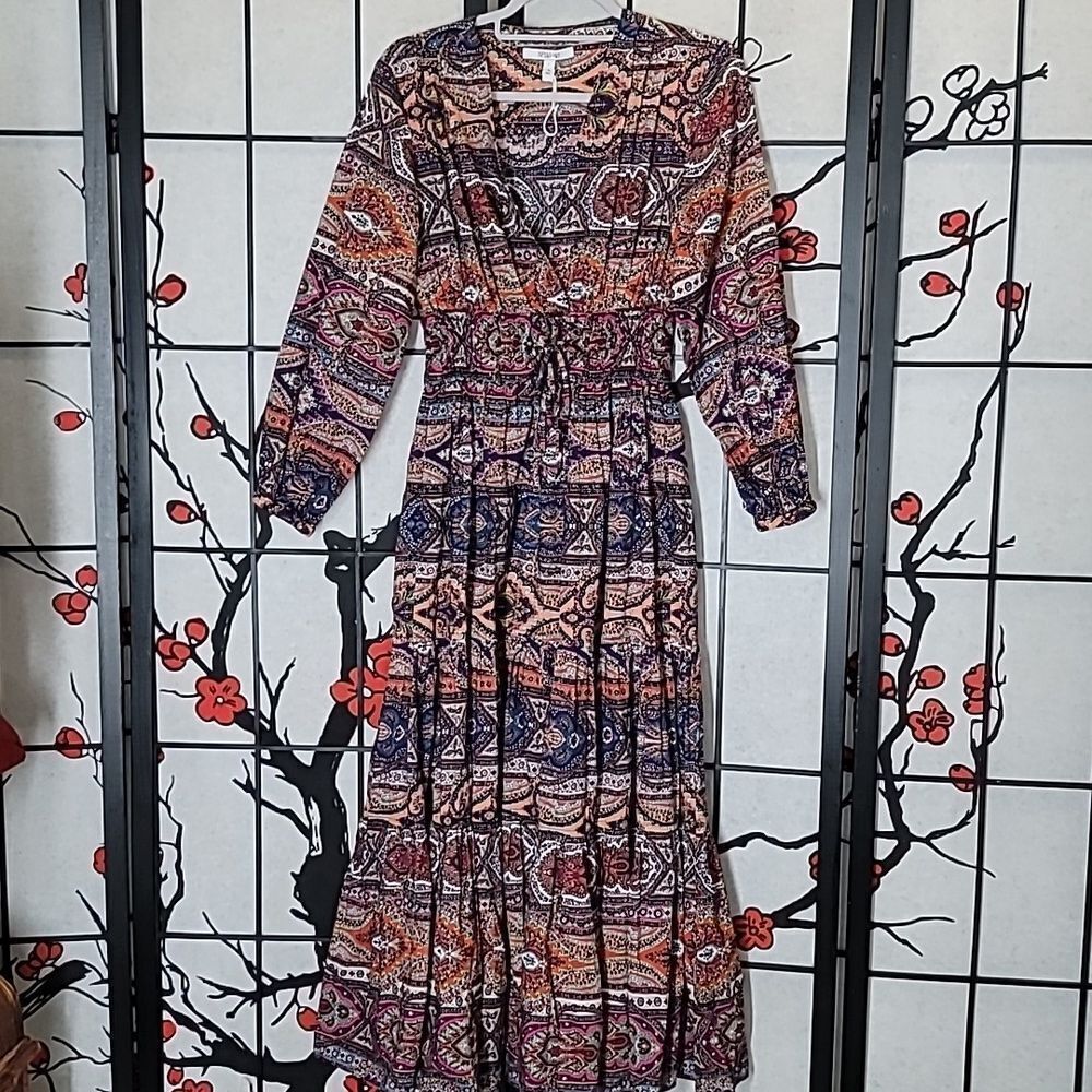 Derek Lam 10 Crosby Elsa Printed Cotton-Poplin Midi Dress - Picture 5 of 13